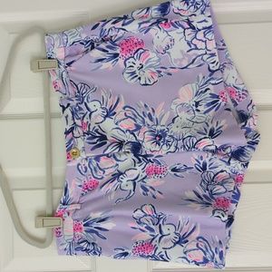 Lilly Pulitzer Elephant Shorts Siz 14
